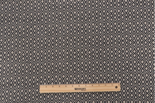 1 Yard Thibaut Kuba W79644 Woven Chenille Upholstery Fabric in Black