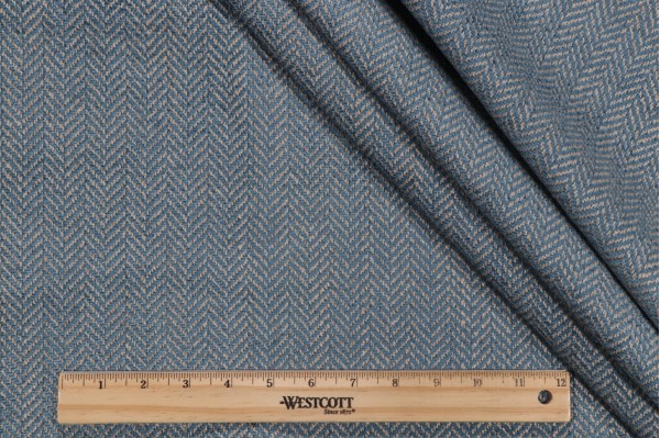 Thibaut Montebello W724140 Woven Chenille Upholstery Fabric in Cobalt