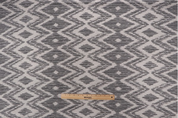 Thibaut Indira W80773 Woven Solution Dyed Acrylic Chenille Outdoor Fabric in Sterling Grey