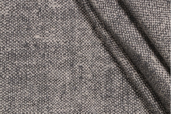 Thibaut Zara Texture W80004 Woven Solution Dyed Acrylic Outdoor Fabric in Charcoal