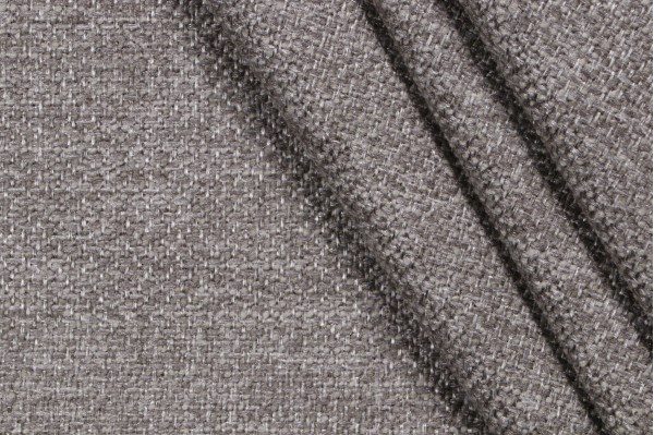 Abbey Woven Upholstery Fabric in Pewter 