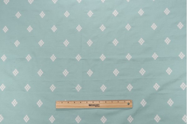 Click for .88 Yards Thibaut Zambia W736119 Embroidered Drapery Fabric in Aqua Thibaut Zambia W736119 Embroidered Drapery Fabric in Aqua
