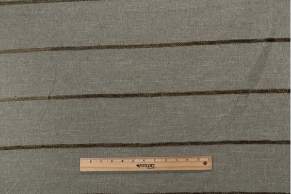 Hilo Stripe Woven Chenille Decorator Fabric in Spring 