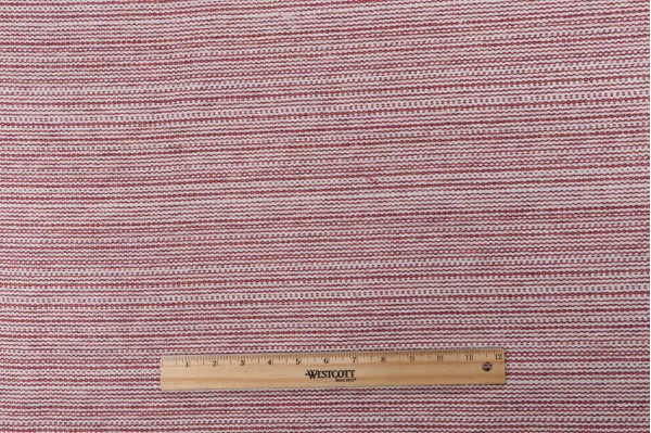 Links Woven Chenille Upholstery Fabric in Ruby