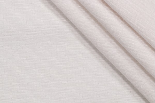 Thibaut Interlude W80063 Woven Solution Dyed Acrylic Chenille Outdoor Fabric in White