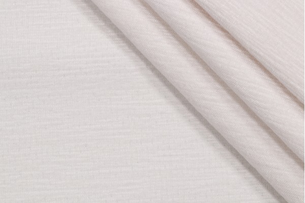 Thibaut Interlude W80063 Woven Solution Dyed Acrylic Chenille Outdoor Fabric in White