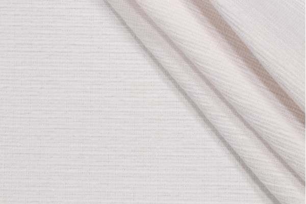 Thibaut Beachcomber W80525 Woven Solution Dyed Acrylic Chenille Outdoor Fabric in White