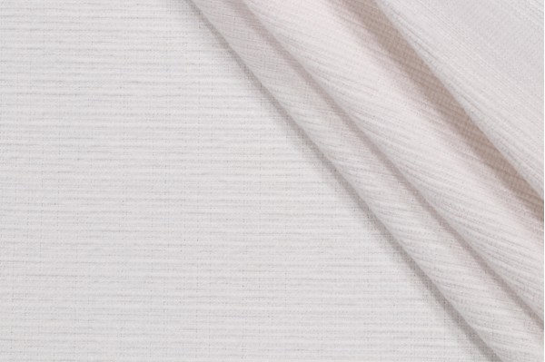 Thibaut Beachcomber W80525 Woven Solution Dyed Acrylic Chenille Outdoor Fabric in White
