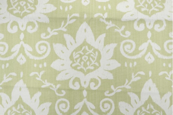 Thibaut Bridgewater Damask F9159 Printed Cotton Drapery Fabric in Green