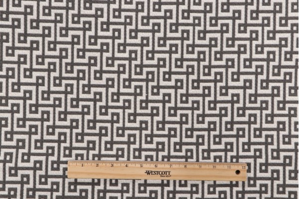 Thibaut Circuit W74332 Woven Upholstery Fabric in Charcoal