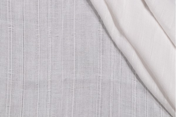 1 Yard Thibaut Windswept W80529 Sheer Solution Dyed Acrylic Drapery Weight Outdoor Fabric in White