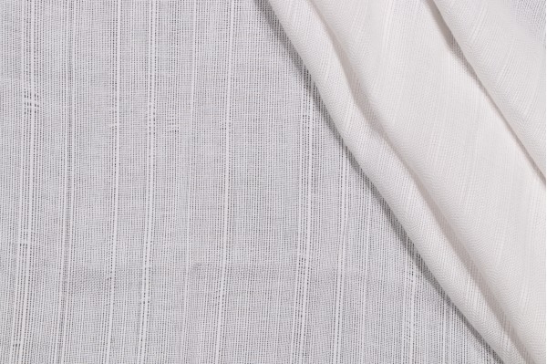 1 Yard Thibaut Windswept W80529 Sheer Solution Dyed Acrylic Drapery Weight Outdoor Fabric in White