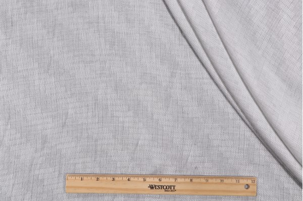 Thibaut Zephyr W80369 Semi-Sheer Drapery Weight Solution Dyed Acrylic Outdoor Fabric in Heather Grey