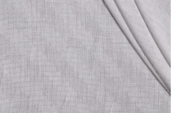 Thibaut Zephyr W80369 Semi-Sheer Drapery Weight Solution Dyed Acrylic Outdoor Fabric in Heather Grey