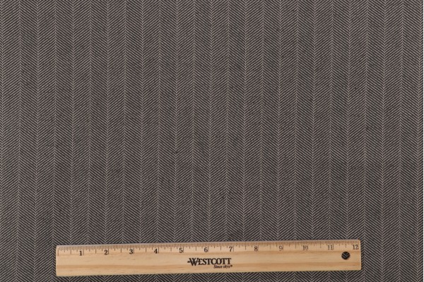 Thibaut Hamilton Herringbone W80675 Woven Crypton Home Finish Upholstery Fabric in Charcoal