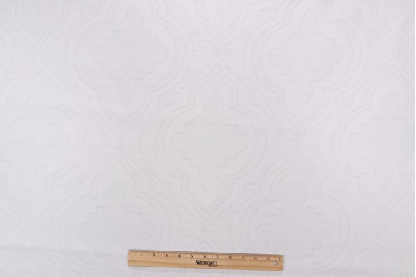 Thibaut Ophelia W80755 Woven Solution Dyed Acrylic Outdoor Fabric in White