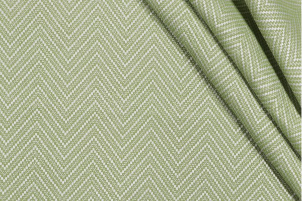 Thibaut Haven Herringbone W80011 Woven Solution Dyed Acrylic Outdoor Fabric in Kiwi