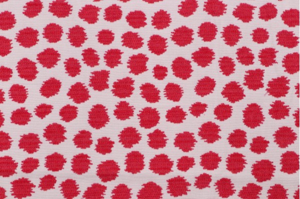 Anna French Sarah Spot W80341 Woven Solution Dyed Acrylic Chenille Outdoor Fabric in Peony for Thibaut