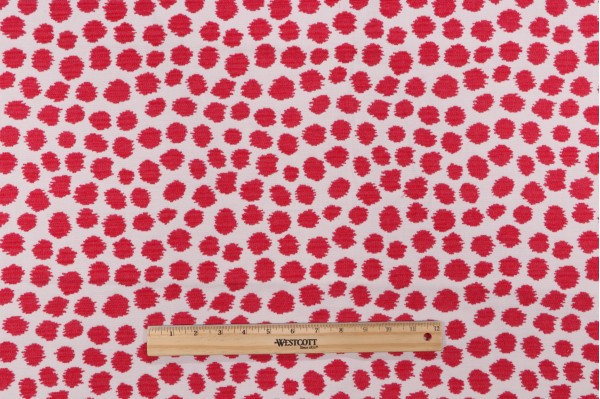 Anna French Sarah Spot W80341 Woven Solution Dyed Acrylic Chenille Outdoor Fabric in Peony for Thibaut