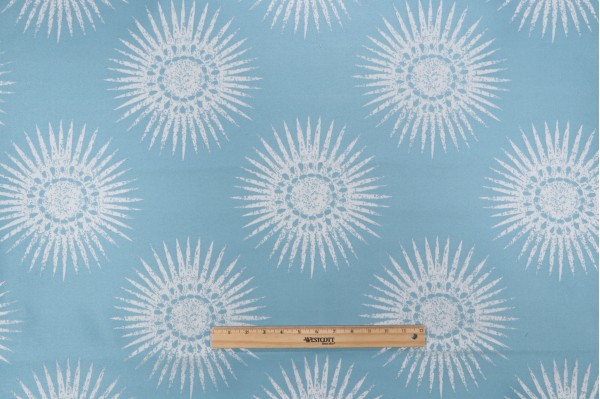 Thibaut Bahia W80778 Woven Solution Dyed Acrylic Outdoor Fabric in Spa Blue