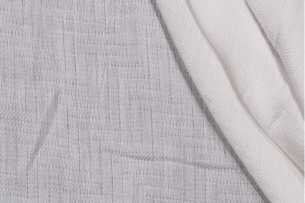 Thibaut Zephyr W80368 Semi-Sheer Drapery Weight Solution Dyed Acrylic Outdoor Fabric in White