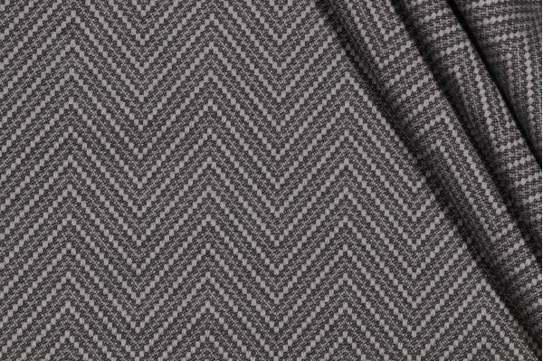 1 Yard Thibaut Haven Herringbone W80007 Woven Solution Dyed Acrylic Outdoor Fabric in Graphite