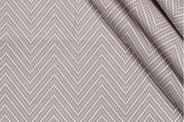 Thibaut Haven Herringbone W80006 Woven Solution Dyed Acrylic Outdoor Fabric in Stone