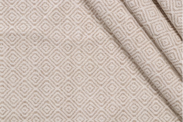 Thibaut Diamante W724104 Woven Chenille Upholstery Fabric in Almond