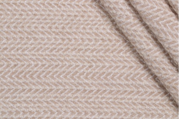 Thibaut Catalina W80363 Woven Solution Dyed Acrylic Chenille Outdoor Fabric in Almond