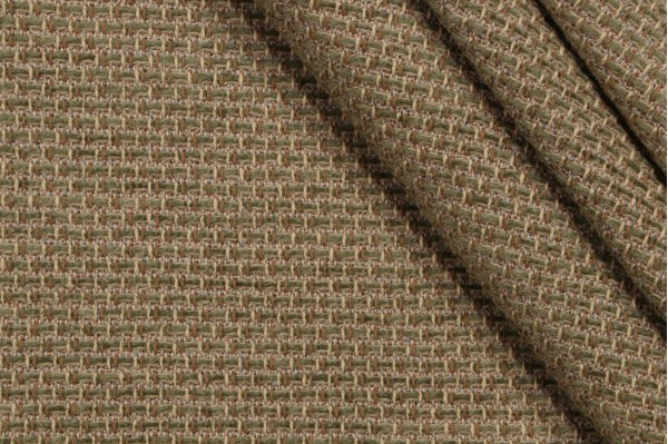 Scalamandre Bar Harbor Woven Chenille Upholstery Fabric in Avocado