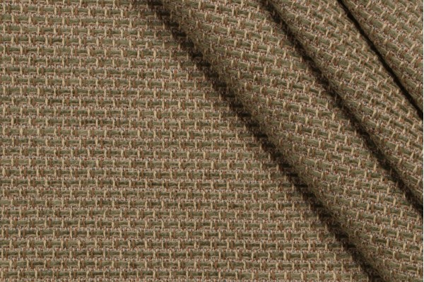 Scalamandre Bar Harbor Woven Chenille Upholstery Fabric in Avocado