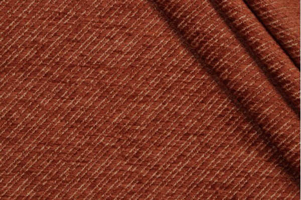 Fonthill Fontwill Woven Chenille Upholstery Fabric in Brick for Scalamandre