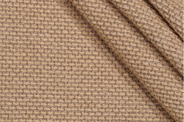 Scalamandre Bar Harbor Woven Chenille Upholstery Fabric in Straw