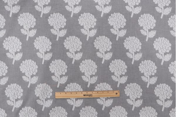 Fonthill Madras Sheer Lace Drapery Fabric in Cream for Scalamandre