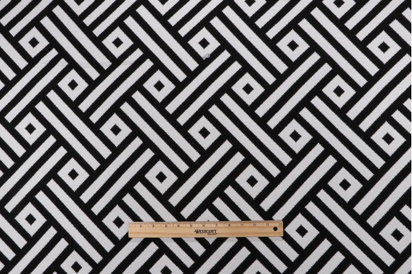 Anna French Parterre W80329 Woven Solution Dyed Acrylic Outdoor Fabric in Black for Thibaut