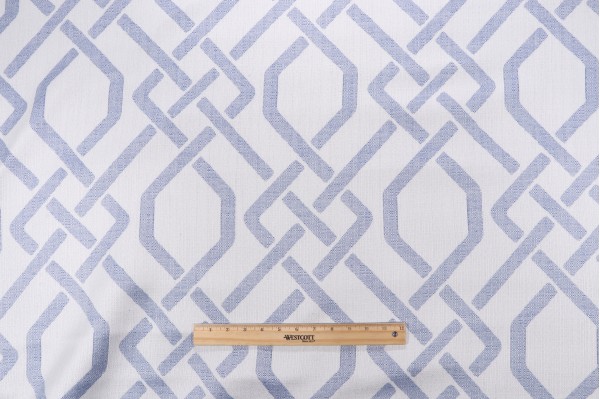 Thibaut Seagate W80019 Woven Solution Dyed Acrylic Outdoor Fabric in Marine Blue