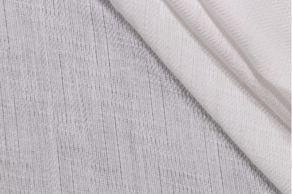 Thibaut Zephyr W80368 Semi-Sheer Drapery Weight Solution Dyed Acrylic Outdoor Fabric in White