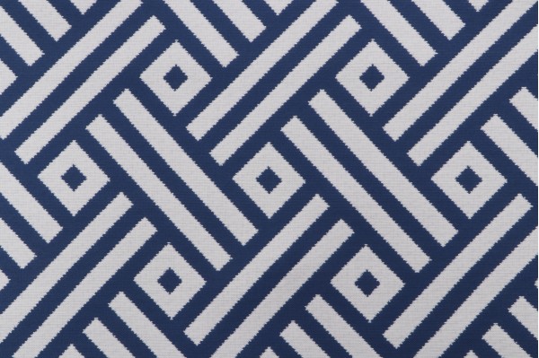 Thibaut Parterre W80327 Woven Solution Dyed Acrylic Outdoor Fabric in Marine Blue