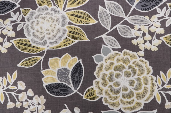 Click for 7 Yards Thibaut Sulu F913010 Printed Linen Drapery Fabric in Charcoal Thibaut Sulu F913010 Printed Linen Drapery Fabric in Charcoal
