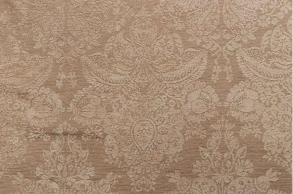 Thibaut Cape Damask W79068 Woven Chenille Upholstery Fabric in Taupe