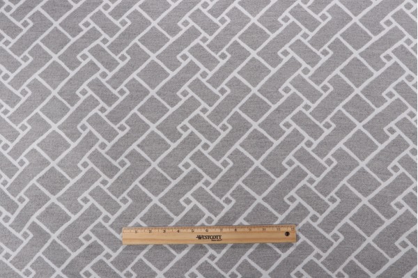 Thibaut Parquet W80551 Woven Solution Dyed Acrylic Outdoor Fabric in Grey