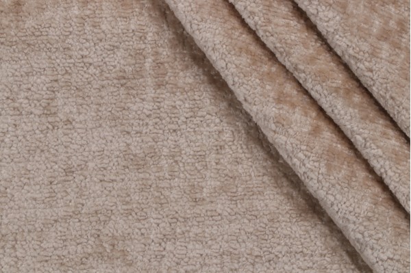 Gabby Woven Chenille Upholstery Fabric in Dusty Sand