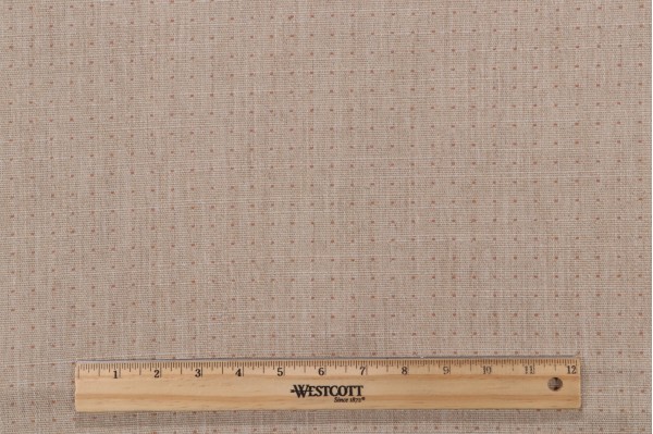 Happy Dot Woven Upholstery Fabric in Clay