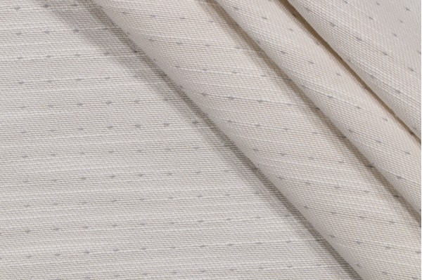 Drift Spot Woven Polyester Outdoor Fabric in Silver