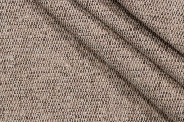 Cross Stitch Woven Upholstery Fabric in Camel