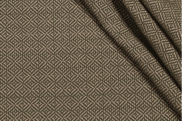 Scalamandre Diamond Woven Decorator Fabric in Fern