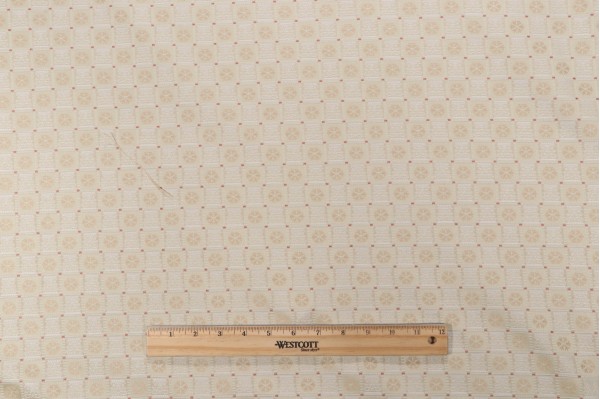Scalamandre Perla Woven Decorator Fabric in Cream