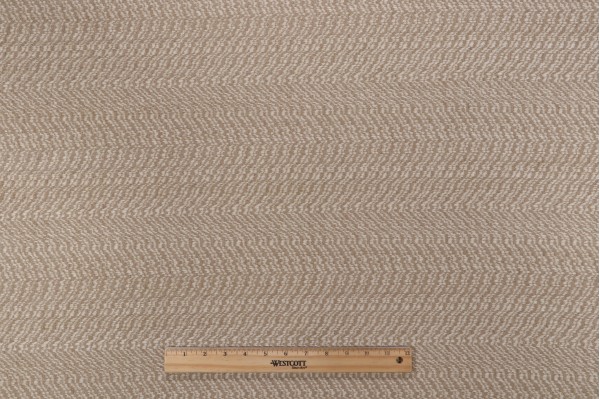 Grey Watkins Tibet Woven Chenille Upholstery Fabric in Ivory for Scalmandre