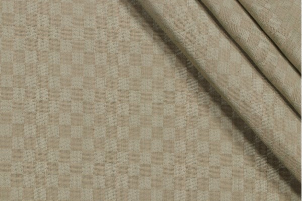 Grey Watkins Sophia Square Woven Decorator Fabric in Pale Green for Scalamandre