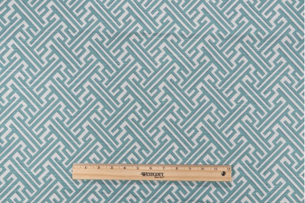 Click for 5 Yards Scalamandre Trellis Printed Cotton Drapery Fabric in Mist Scalamandre Trellis Printed Cotton Drapery Fabric in Mist